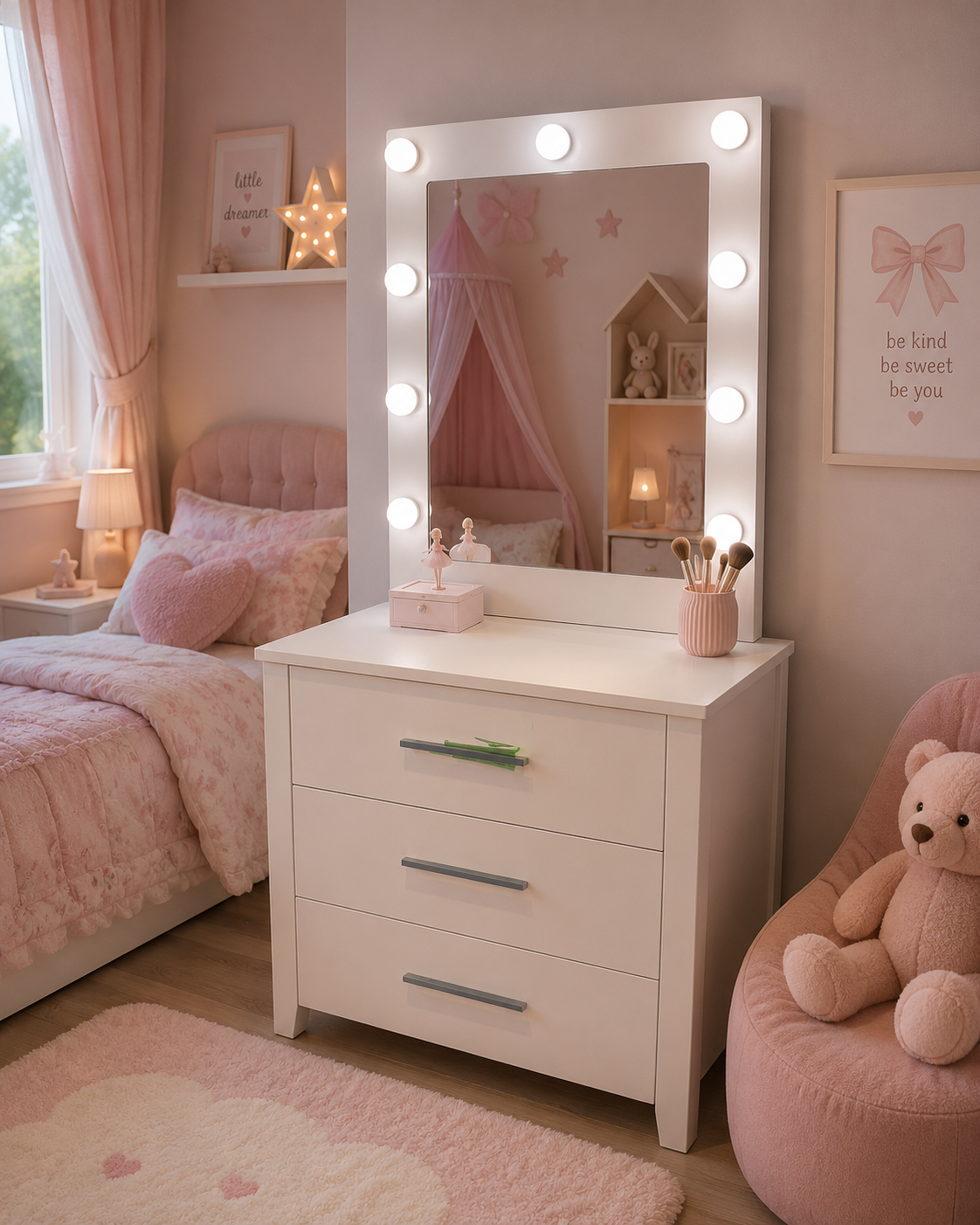 Dresser with Lights